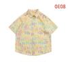 Hong Kong Style Vintage Sunflower Floral Shirt - Unisex Casual Short Sleeve