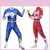 Livlig Power Rangers Bodysuit Spandex Cosplay Kostyme For Unisex Barn Og Voksne