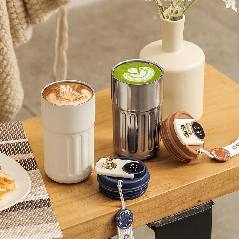 Thermal Mug For Coffee, Tea, Smart Bottle With Display
