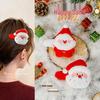 Cartoon Christmas Santa Hair Clips