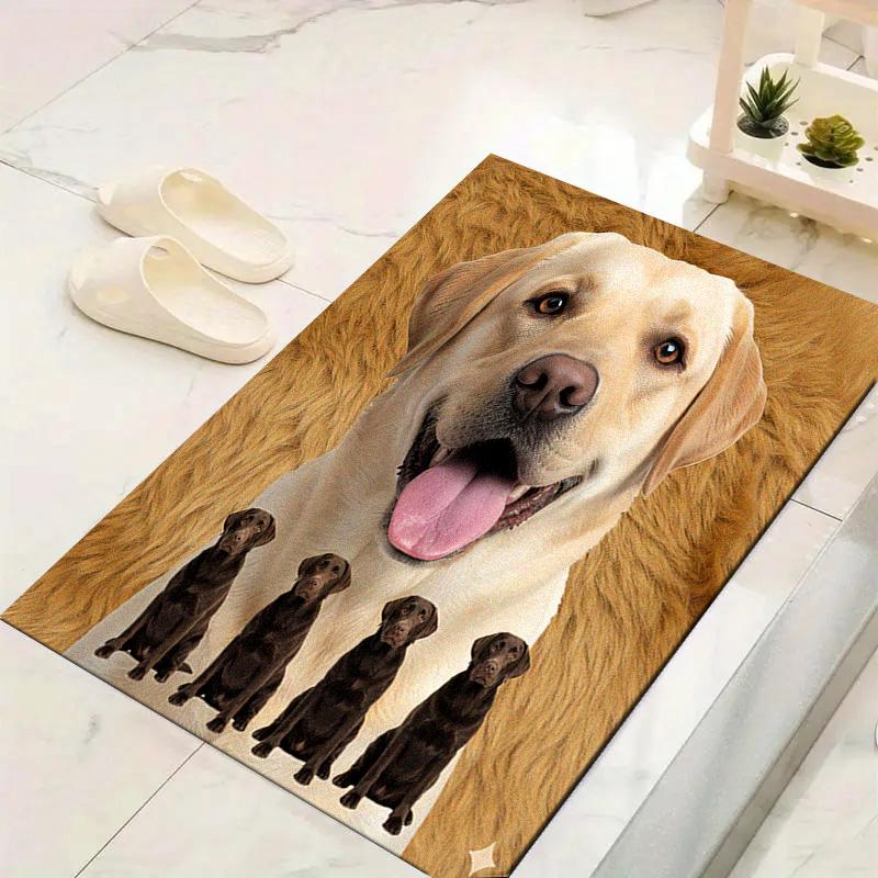 Labrador Dogs Carpet Rug for Living Room Bedroom Home Sofa Decoration,Kids Play Non-slip Floor Mat