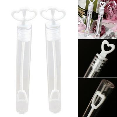 12Pcs Leere Seife Blase Flaschen Rohr Blasen Liebe Blasen Hochzeit Party Decor