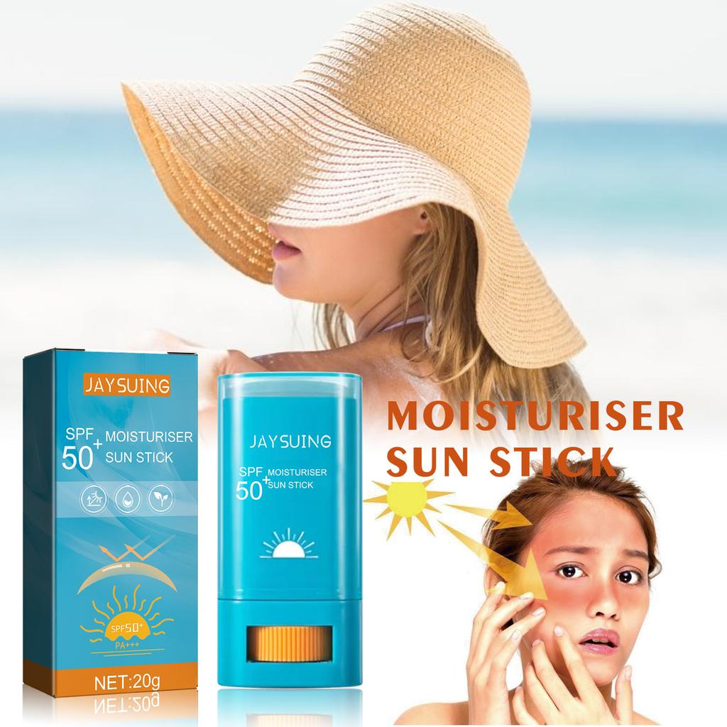 SPF 50+ Sonnencreme-Stift UV-Schutz Anti-Oxidans Sonnenschutz Isoliercreme Leichtgewicht Korea Alle Hauttypen Kosmetik weniger