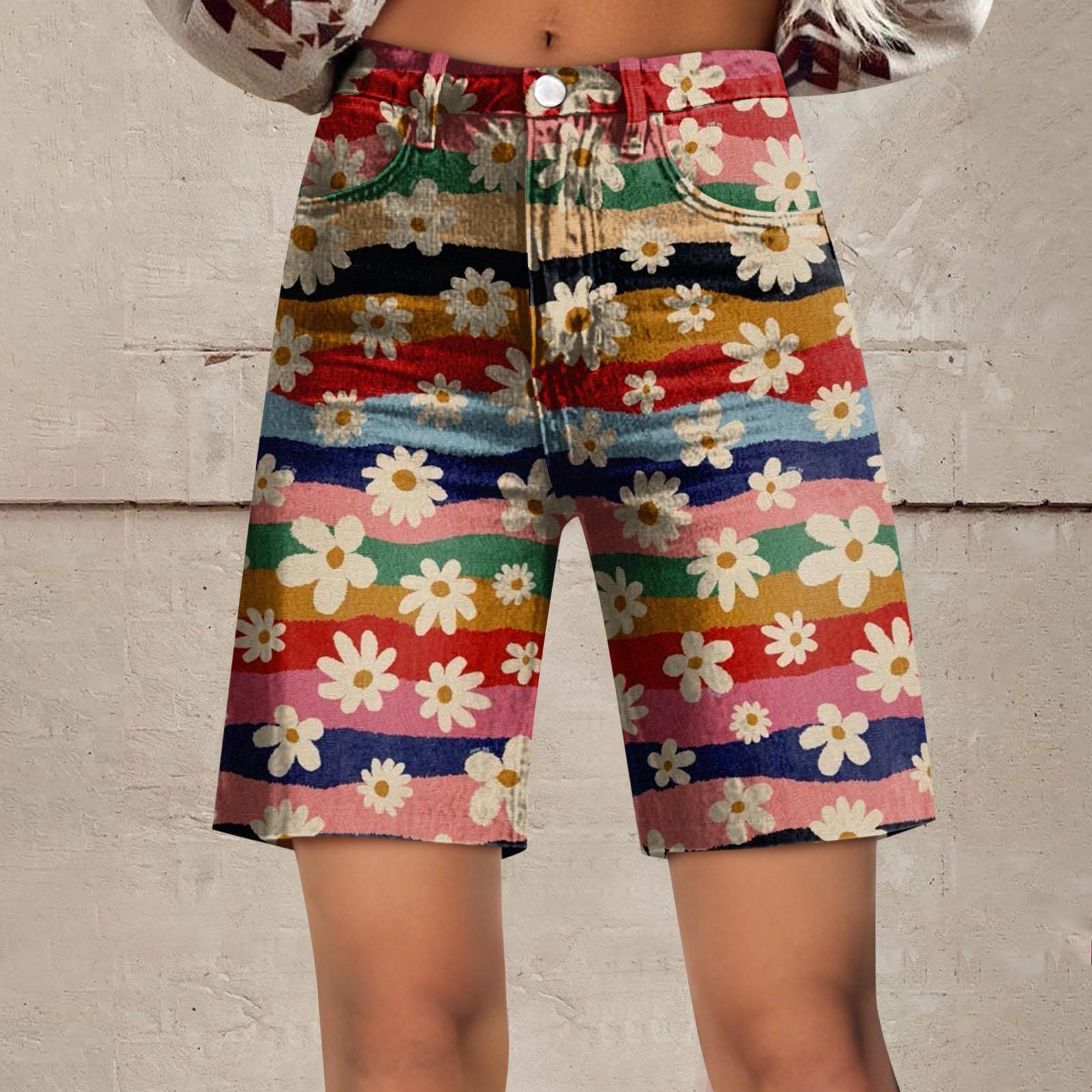 

Женские модные повседневные брюки, широкие брюки, шорты L бежевый