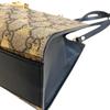 GUCCI 498156 Small Chain GG Supreme Be leather Padlock Shoulder Bag beige leather Women Used