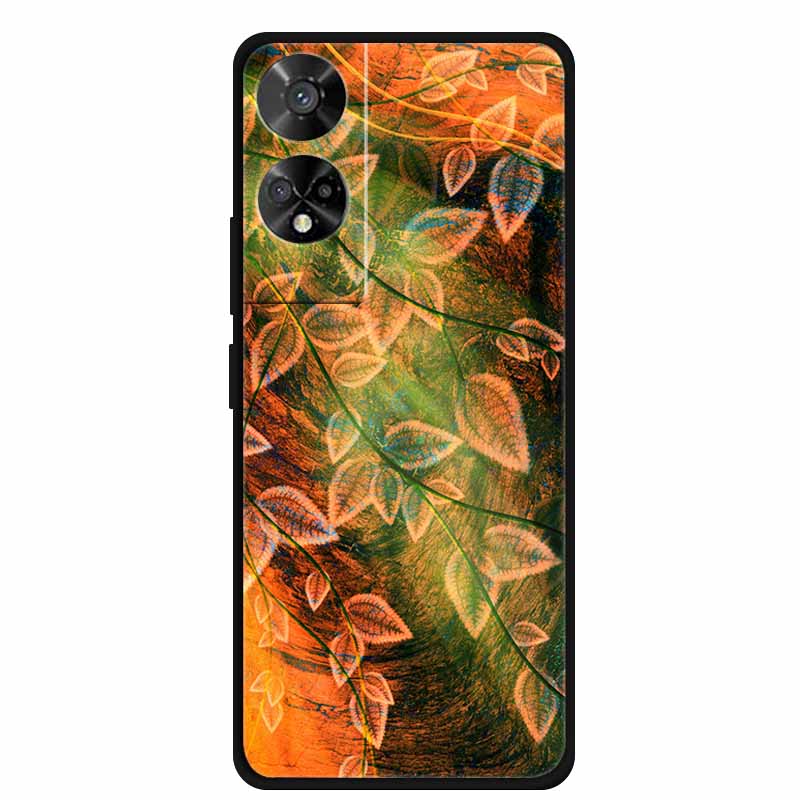 For TCL 50 5G Case Original Soft Silicone TPU Phone Cases Back Cover For TCL 50 XE 5G 50XE Fashion Planet New Coque Black Bumper