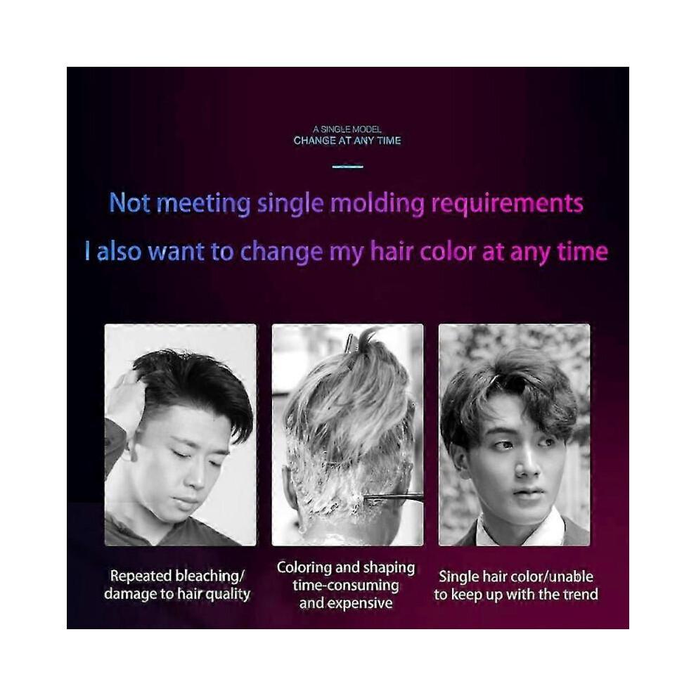 Mofajang Hair Color Wax, Instant Hair Dye Wax Temporary Hairstyle Cream Mud 4.23oz