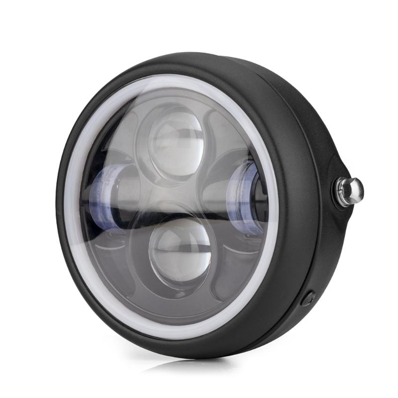 Universal Motorcycle Modification LED Headlight Driving Light 6.5inch Spotlight
