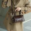 Women's handbag to work commuter women's bag leather messenger bag vegetable tanned first layer cowhide retro shoulder Boston bag