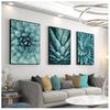 Plants modern minimalist Modular Pictures Canvas Painting living room cuadros decoracion Nordic Poster Green Aloe Succulent