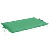 Sun Lounger Cushion Green 186 X 58 X 4 Cm Oxford Fabric