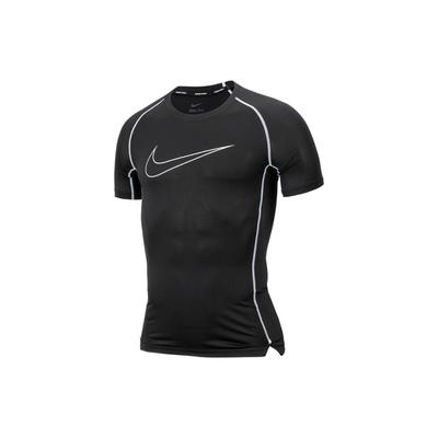 Haut de Fitness Respirant à Manches Courtes avec Imprimé Logo pour Homme Noir DD1993-011
