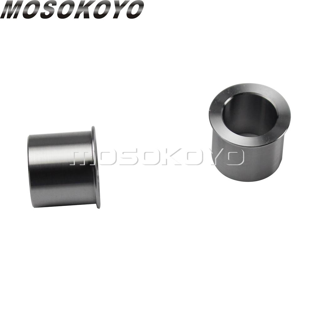 For Harley Wheel Bearing Reducers 1" To 3/4" Axle Reducer Spacer Kit for Sportster Touring Softail Dyna with 1" Sealed Bearings