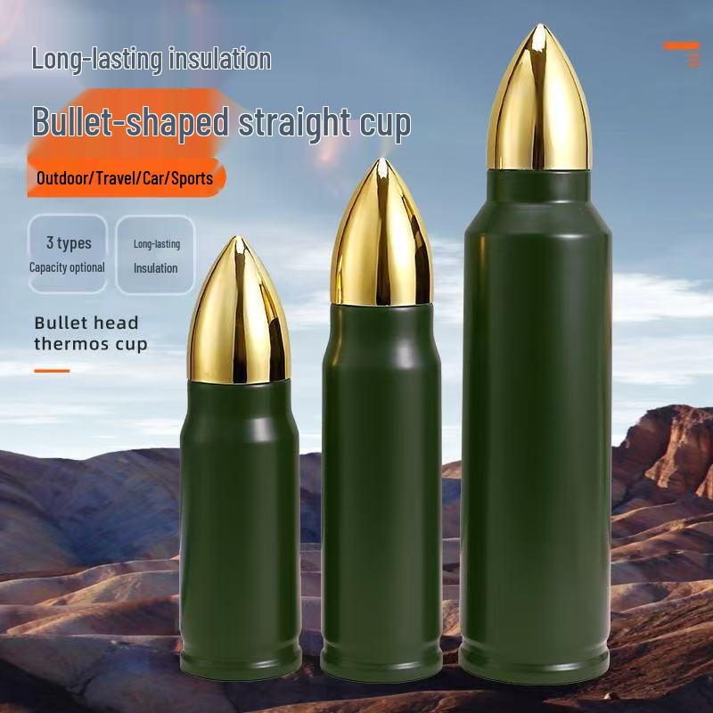 Creative Thermos 304 Stainless Steel Insulated Water Bottle for Outdoor Sports – Portable with Logo Printing Option