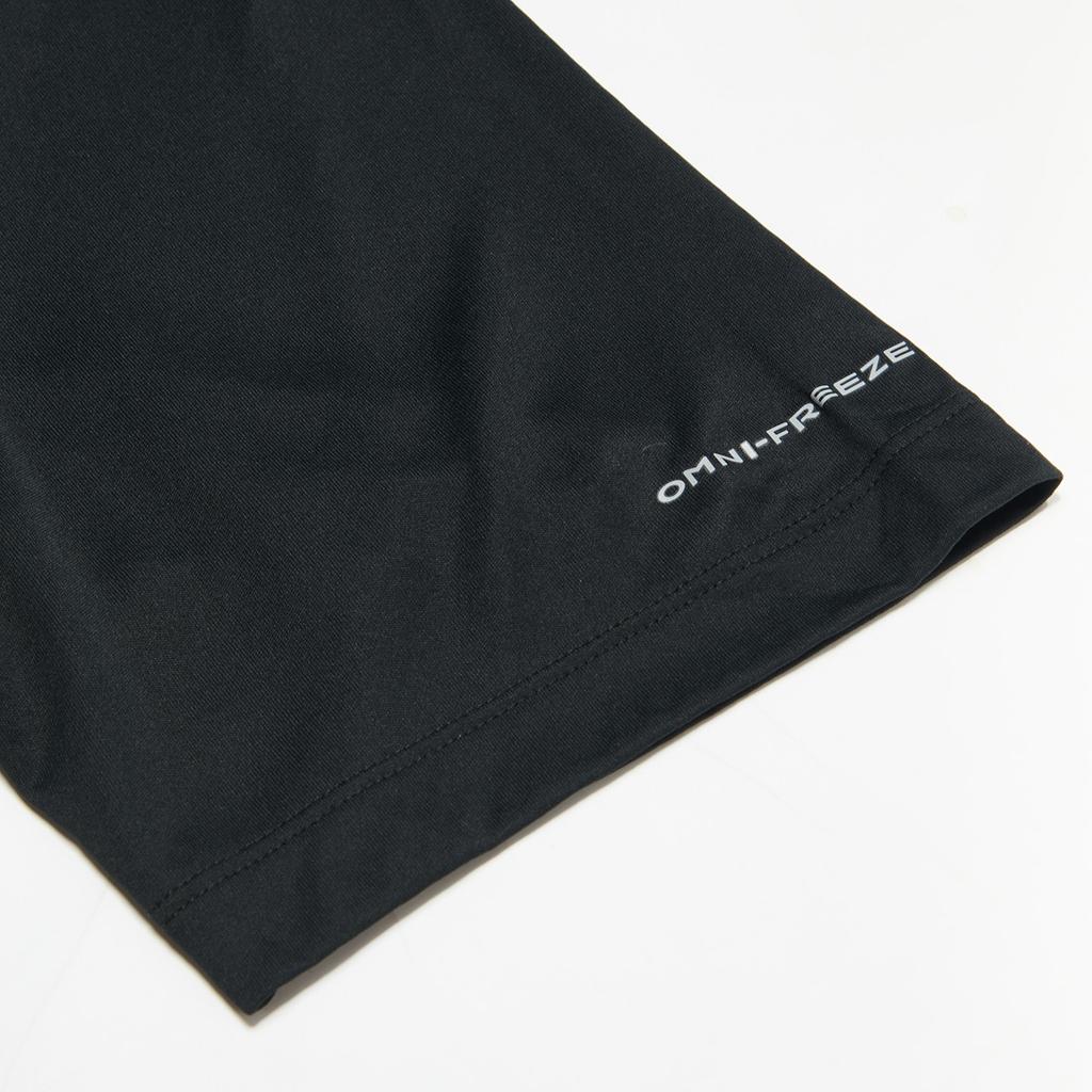 Columbia T-Shirts Men's Black Crew Neck Moderate Straight Fit AE2717-010