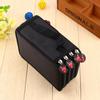 72 Inserting Super Large Capacity Multilayer Pencil Pen Bag Pouch Cosmetic Case Black