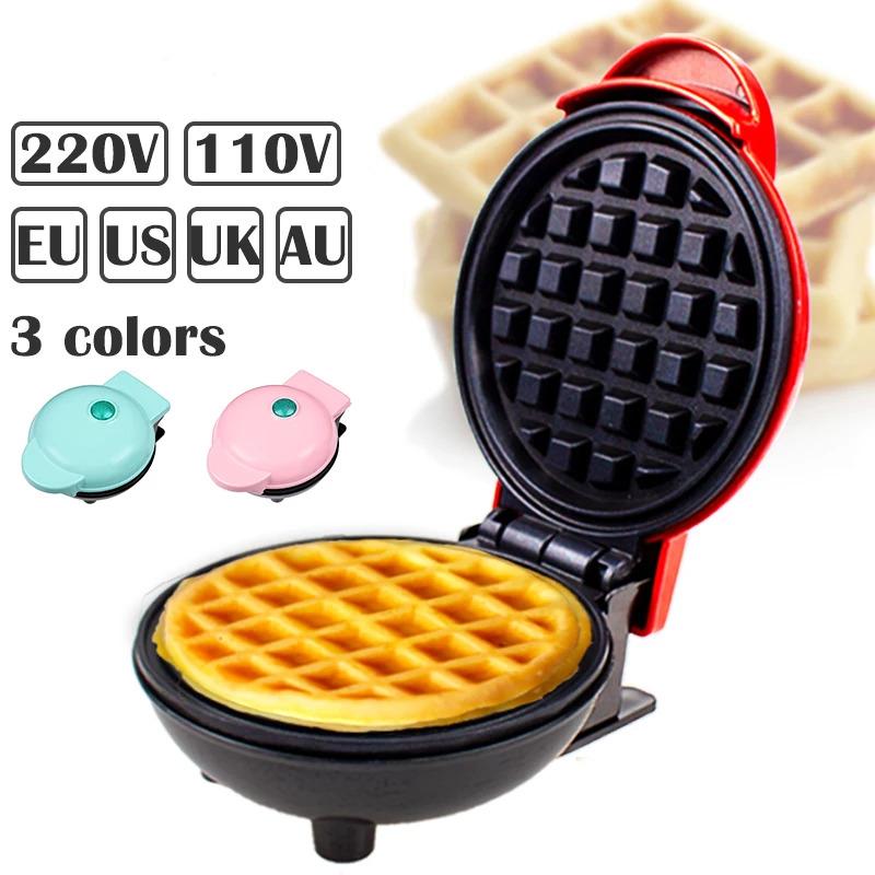 Electric Mini Waffles Maker Machine Kitchen Cooking Appliance for Kids Breakfast Dessert Pot Small Fried Eggs 110V/220V