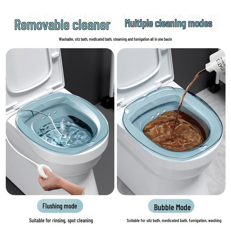Postpartum Perineal Sitz Bath Basin - No Squatting Fumigation Care for Pregnant, Elderly, and Postpartum Women