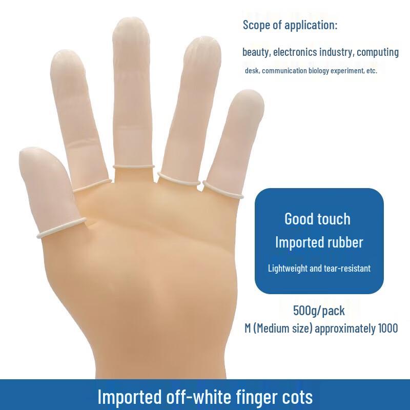 Disposable Latex Dust-Free Finger Cots
