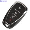 Jingyuqin 2/4/5/6 Buttons Remote Car Key Shell Fob Case For Chevrolet Camaro Equinox Cruze Malibu Spark Smart Key NO LOGO