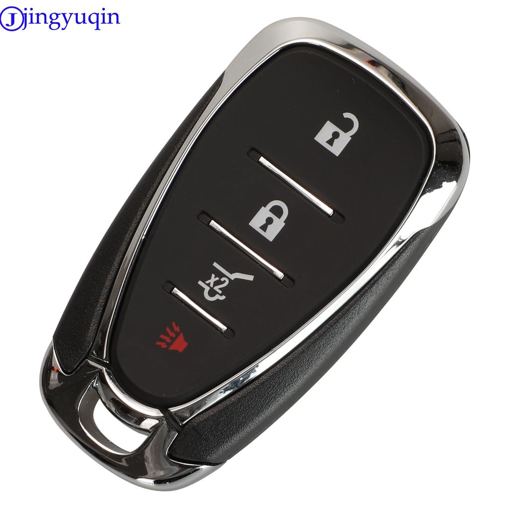 Jingyuqin 2/4/5/6 Buttons Remote Car Key Shell Fob Case For Chevrolet Camaro Equinox Cruze Malibu Spark Smart Key NO LOGO