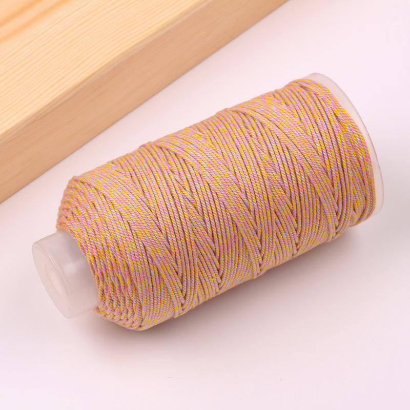 Qs Hand-Rubbed Cotton Thread 18 Strands Of Section Dyeing Gradient Diy Hand-Woven Bracelet Bracelet Rope Play Thread Rope Beading Matching