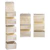 Wall-Mountable Hanging Storage Bag with Mesh Pockets for Dorms and Homes