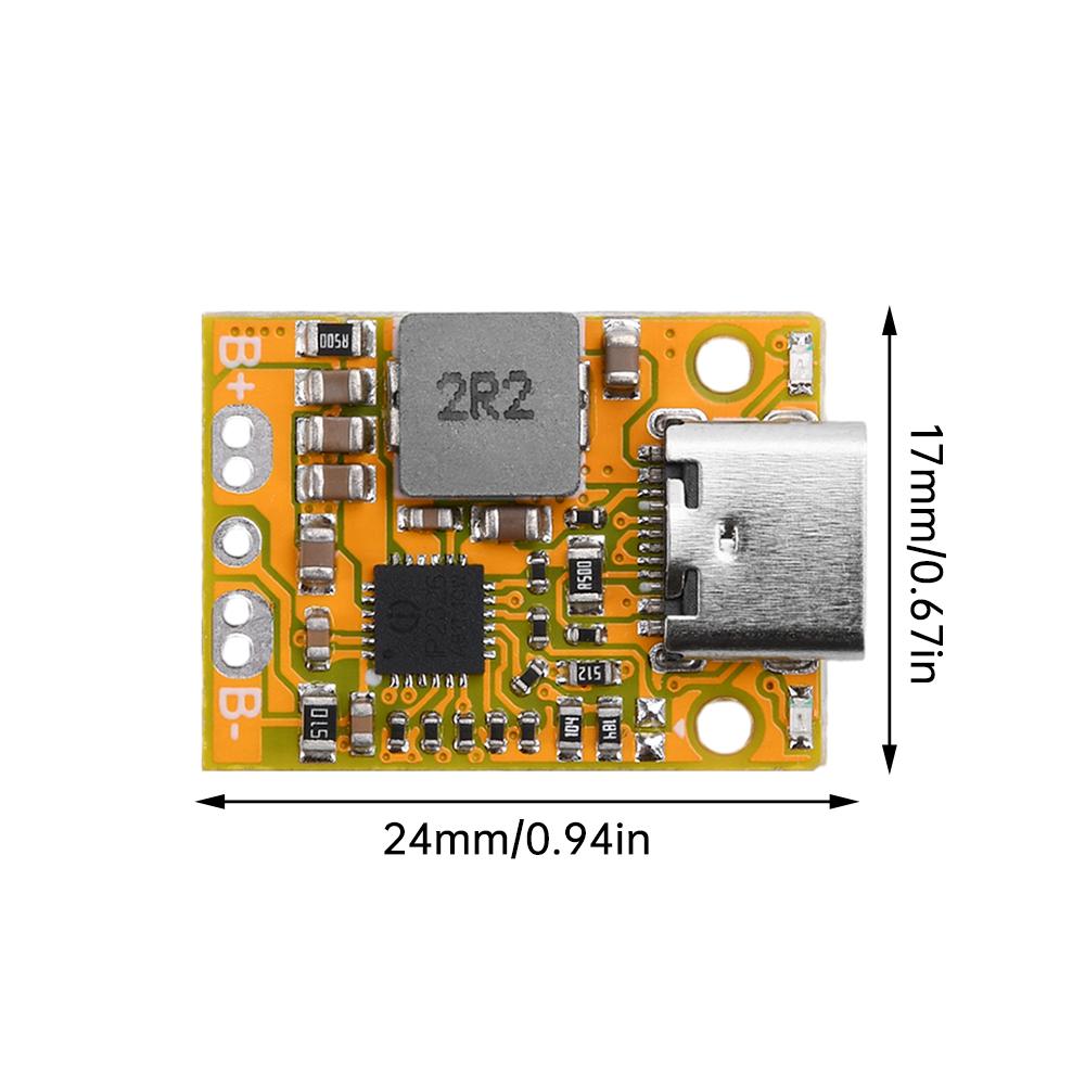 2S 3S Charging Module Mini Lithium-ion Battery Type C Interface Support QC Fast Charging With Charging Indicator Light
