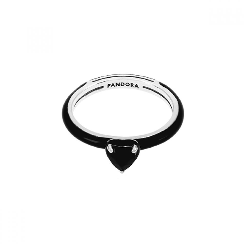 

Pandora 193088c01 Pandora Me Чорне Серце Шакра Срібний Перстень 193088C01-54