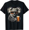 Funny Australia Party Koala Bear Tshirt For Unisex Wounisex Who Love Beers Cotton Short Sleeve For Party Outdoor