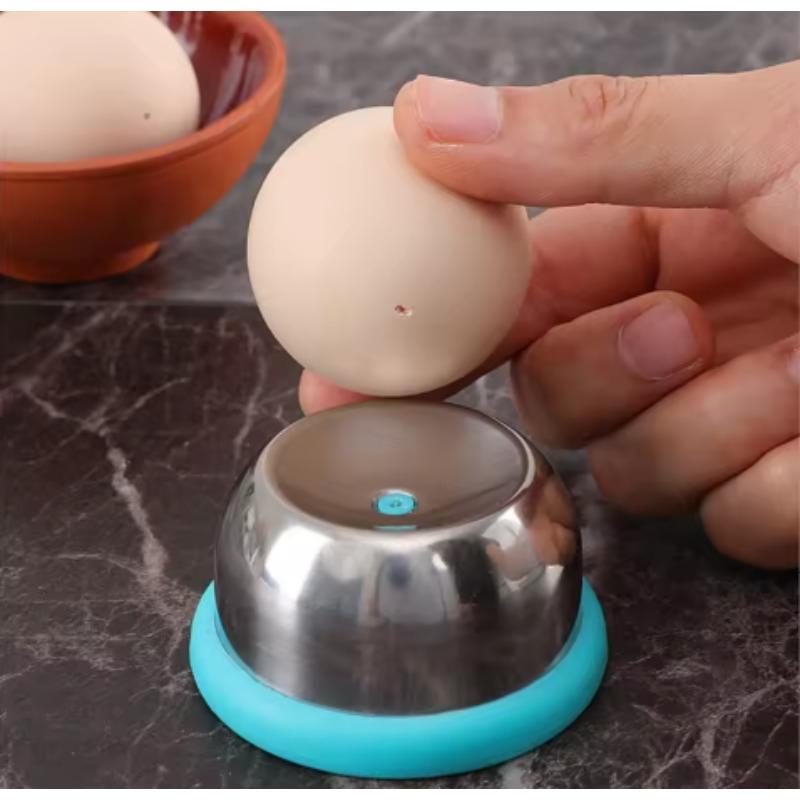 Perforador de Huevos Aguja de Acero Inoxidable Perforador de Agujeros para Huevos Escalfador de Huevos Agujero de Resistencia Separador Herramienta de Cocina de Panadería para Huevos Crudos