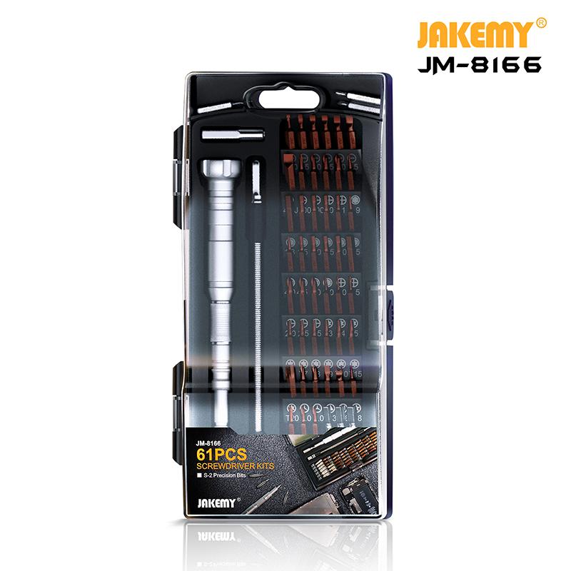 JAKEMY JM-8166 Precision Screwdriver Set Slotted Torx Magnetic Bits for Mobile Phone Computer Household Repair Tools Kit JM-8166