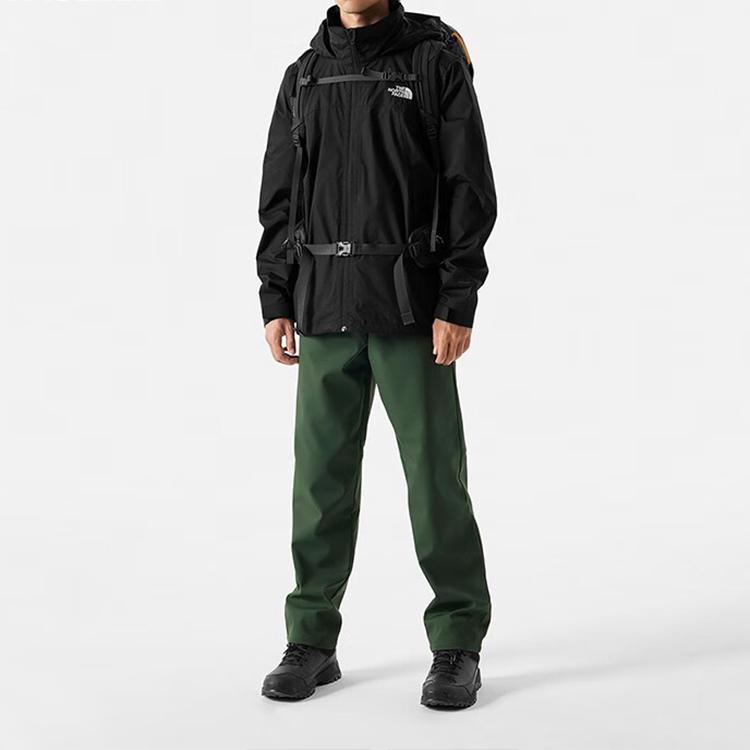 The North Face Urban Exploration Wasserdicht, Winddicht und Atmungsaktiv Windbreaker Jacke Herren Schwarz NF0A7WCU-JK3