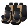 5 Seats Air Mesh Car Seat Covers Full Set Breathable Sporty Rear Bench Universal Fit for 95% Automotive SUV Truck Sedan Interior
