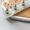 Trendy Nail Practice Stands With Popular Snowflake Waves Patterns In Highly Transparency Acrylic for Nail Artists