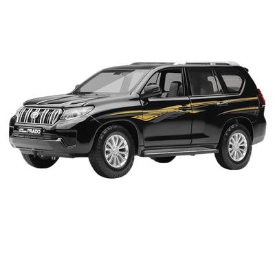 1/24 Toyota Land Cruiser Prado SUV Alloy Model Car Toy Diecasts Metal Casting Sound and Light Car Toys for Children Vehicle
