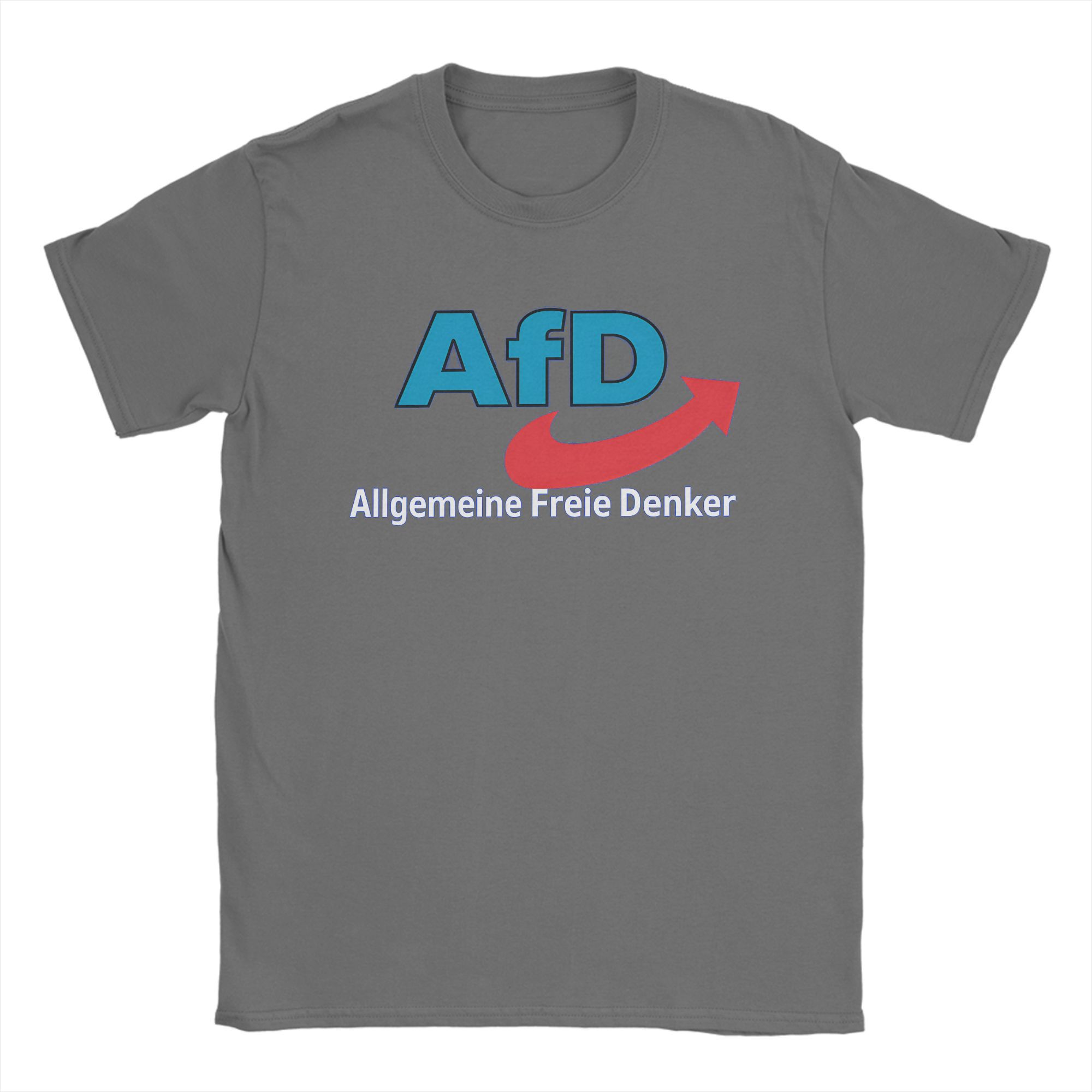

Man TShirt Alternative AFD Germany TShirts Fashion Summer Tees Vintage Printed 100 Cotton Tops Plus Size 6XL S