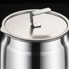 Bacon Grease Container with Strainer And Lid 1.5/2L Stainless Steel Container for Frying Oil Storage Pot Fat Storage Easy-Grip Handle