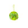 Christmas Bow Plush Ball Pendant, 8cm Festive Party Ball Decoration, Plush Ball Decorative Pendant, Christmas Tree Decorative Pendant.