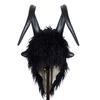 Tierziegenmaske Cosplay Böser Schwarzer Phillip Ziegenbock Mit Großen Hörnern Latexhelm Halloween Karneval Verkleidungsparty Kostüm Requisiten
