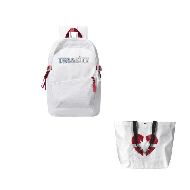 DRACONITE Polyester Backpack Regular Unisex Blue DRA1088