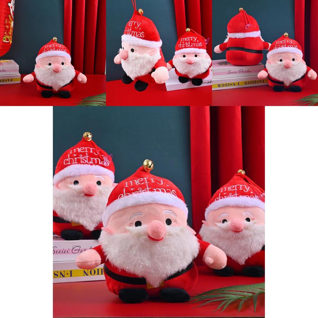 Söt jultomte gosedjur 8 tum Perfekt för barn Julklapp och Dekoration