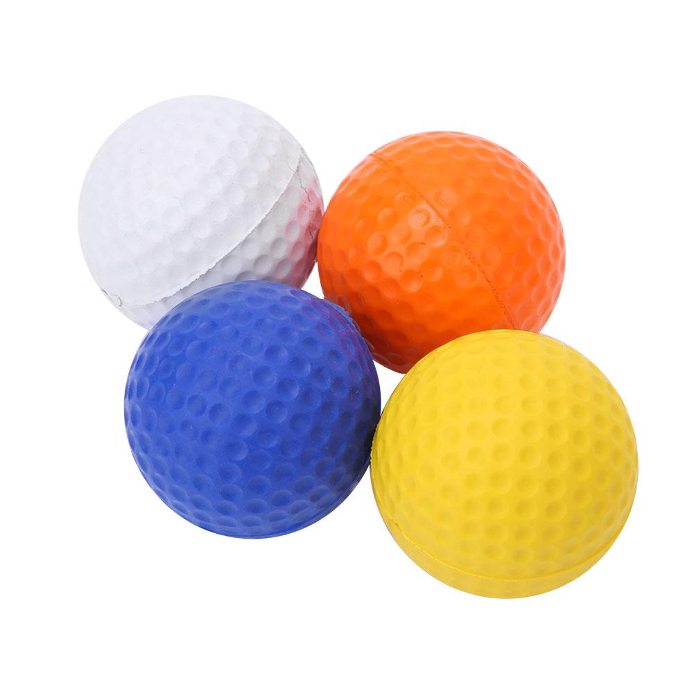 12 Stück PU Kinder Kinder Golfbälle Bunt Elastisch Golfbälle Set Training Übungszubehör