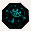 1pc Eye Symbol Automatic Open/close Umbrella, 8-Rib sturdy structure, Portable Travel Umbrella, Parties, Everyday Use, Outdoor Accessory, Ar