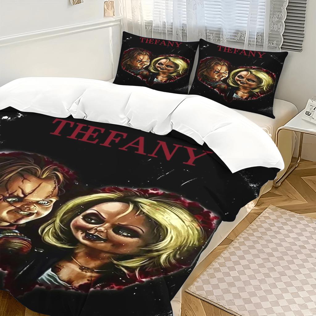 Lusso Nuovo Stampa 3D Film Horror Chucky Set Biancheria da Letto Singolo Twin Matrimoniale Queen King Size Set Biancheria da Letto Adulto Bambino Camera da Letto Biancheria da Letto Regalo