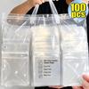 100pcs Transparent Jewelry Storage Bags Anti-Oxidation DIY Transparent Bag Self Sealing Bags