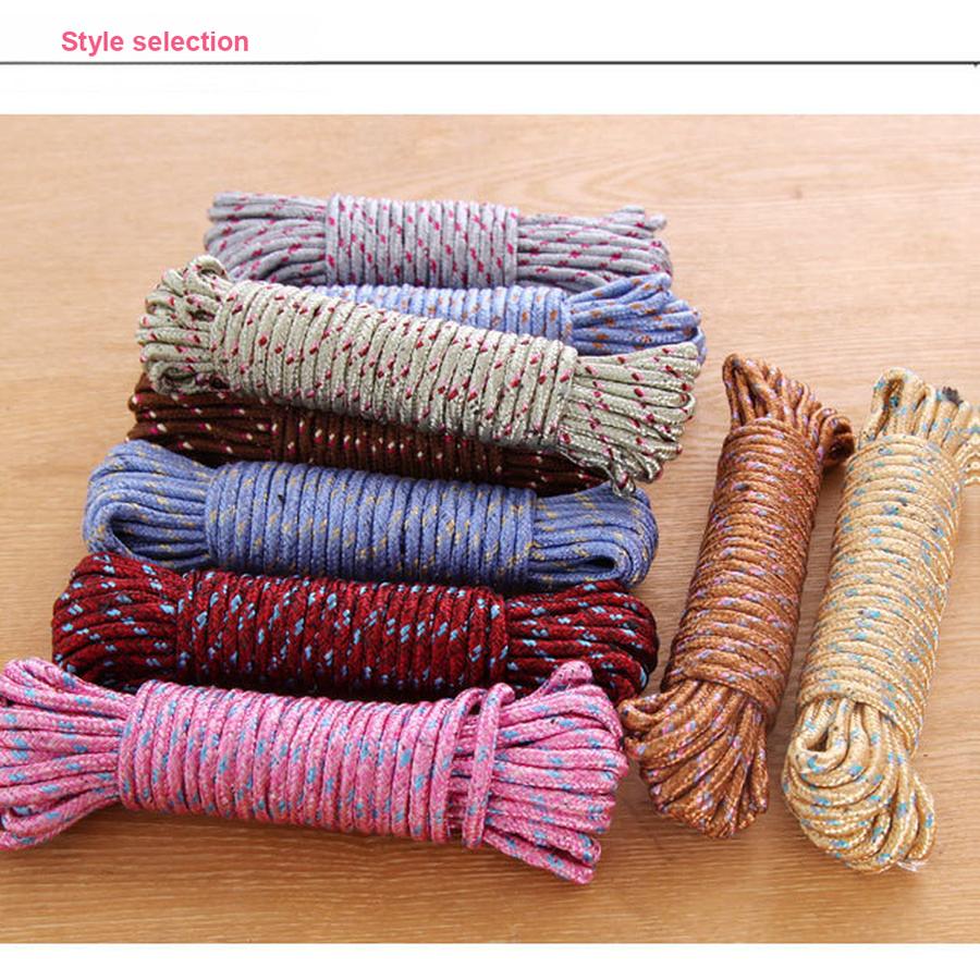 10M Nylon Clothesline Drying Rope with Anti-Slip and Anti-Wind Features for Bedding and Outdoor Use
