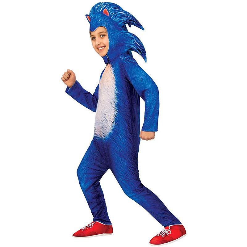 Children's Sonic the Hedgehog Halloween Costume - Anime Cosplay Outfit