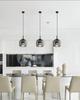 Italian Minimalist Glass Pendant Light for Bar, Study, Bedroom, or Bedside. Nordic Style, High-End, Simple Design.