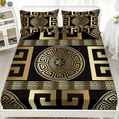 Home Textile Three-Piece Mattress 3D Digital Printing Bedding Polyester Bed Cover Mattress Protective Cover